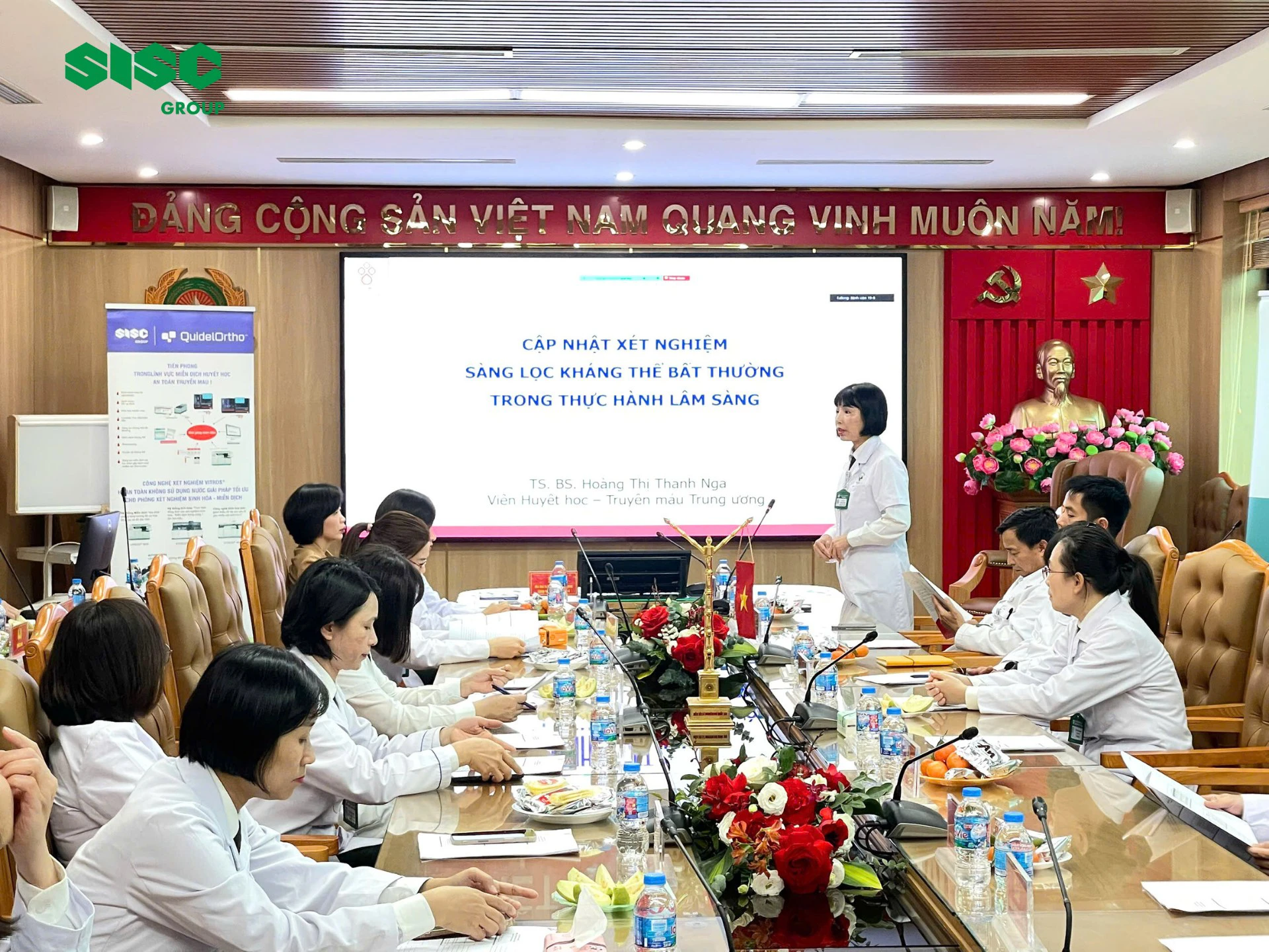 SISC GROUP PHỐI HỢP CÙNG BỆNH VIỆN 19-8 TỔ CHỨC THÀNH CÔNG SEMINAR VỀ SÀNG LỌC KHÁNG THỂ BẤT THƯỜNG 